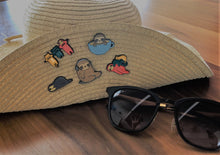 Load image into Gallery viewer, Find Your Calm Sloths: Five Enamel Pins
